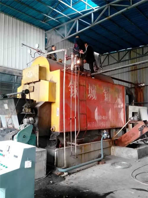 河南舞阳2吨卧式自动燃煤蒸汽锅炉